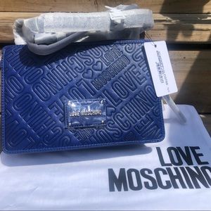 Beautiful blue Moschino bag